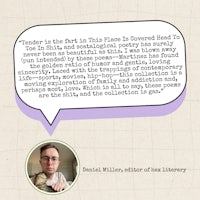 Daniel Miller, editor of hex literary sings the praises of This Place is Covered Head to Toe in Shit. Including: “Martinez has found the golden ratio of humor and gentle, loving sincerity."